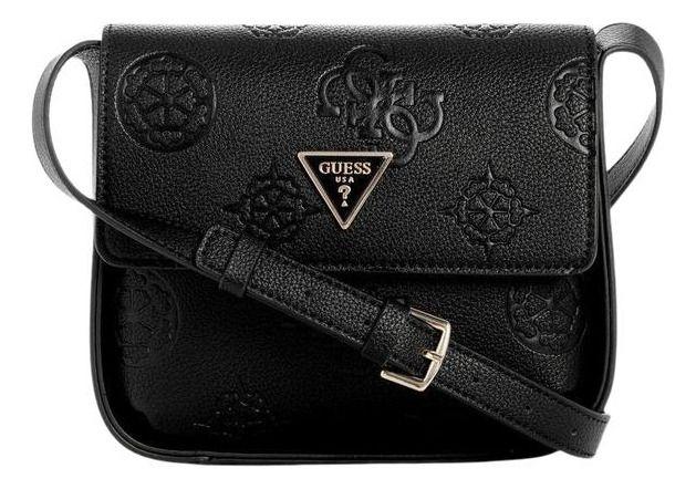 Cartera Guess Mujer Keandra Crossbody Flap Negro-0