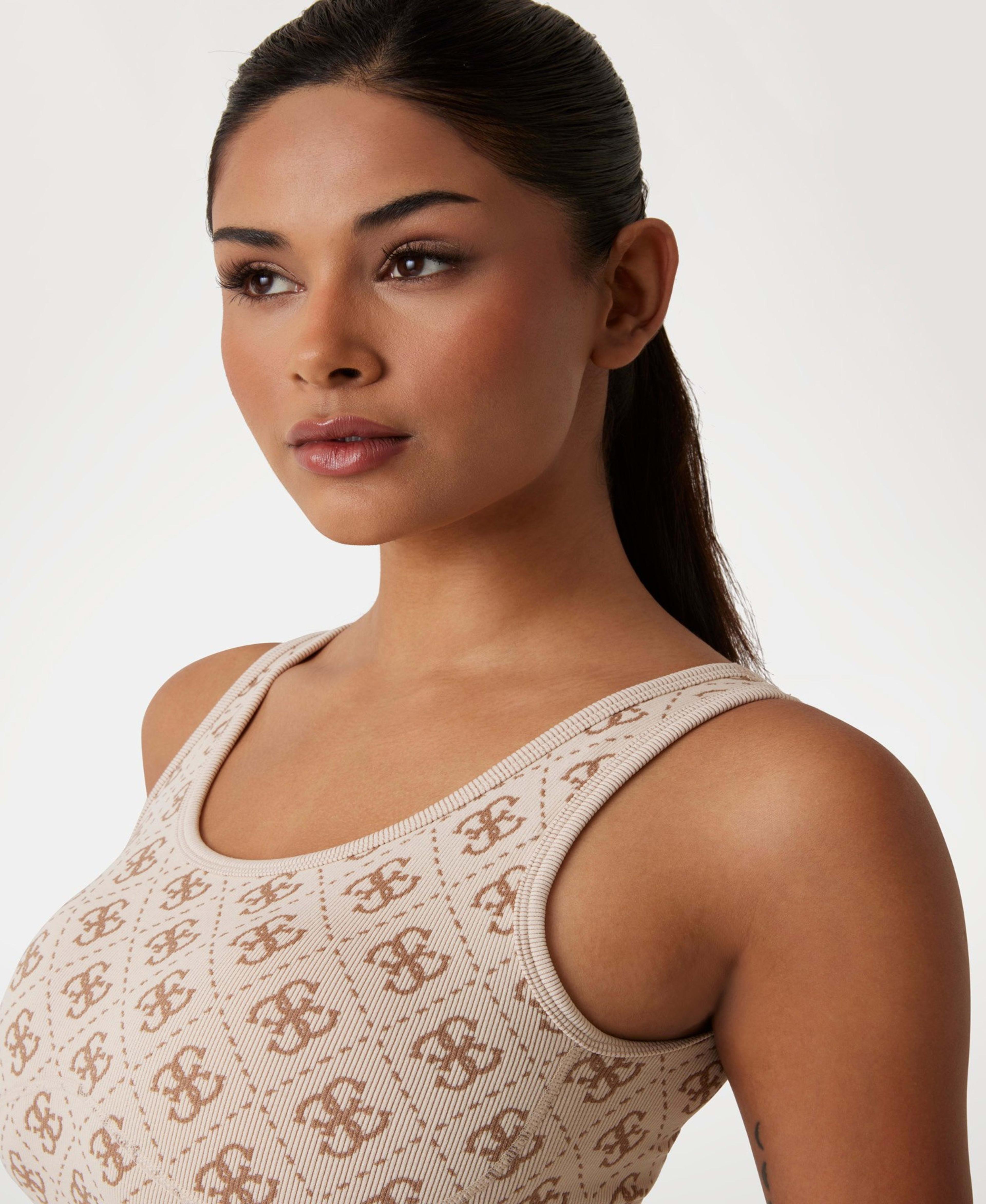 Polera Guess Mujer 4G Rhombus Active Top Seamless Surtido-3