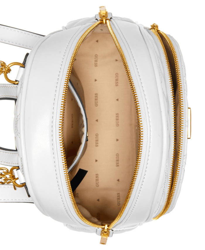 Mochila Guess Mujer Giully Backpack Blanco-3