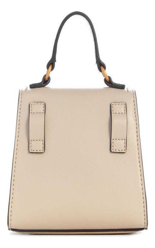 Mini Cartera Guess Mujer Stephi Micro Mini Flap Crema-2