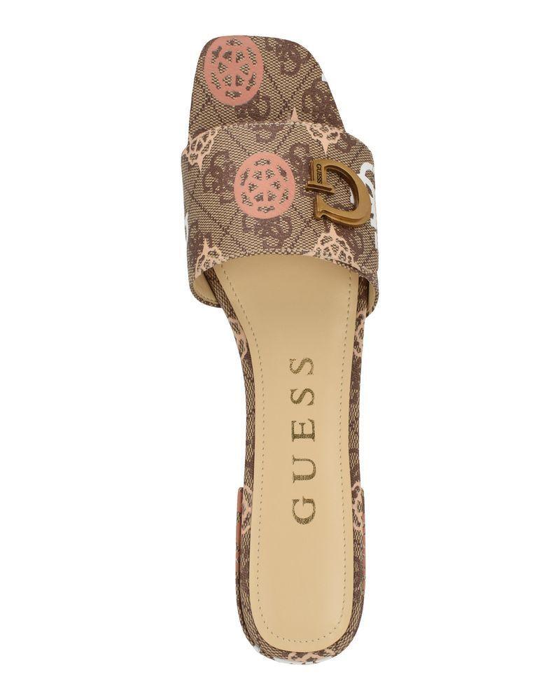 Sandalias Guess Mujer Footwear Gwtoco Café-4