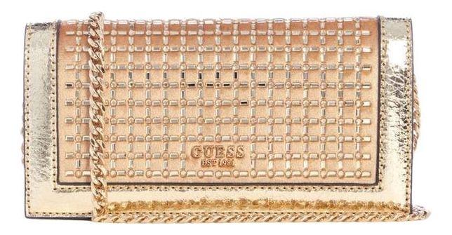 Mini Cartera Guess Mujer Gilded Glamour Xbody Clutch Dorado-0