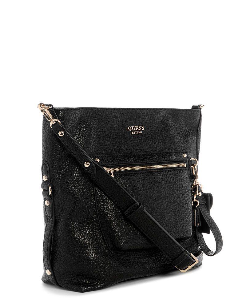 Cartera Guess Mujer Marsha Crossbody Bucket Negro-3