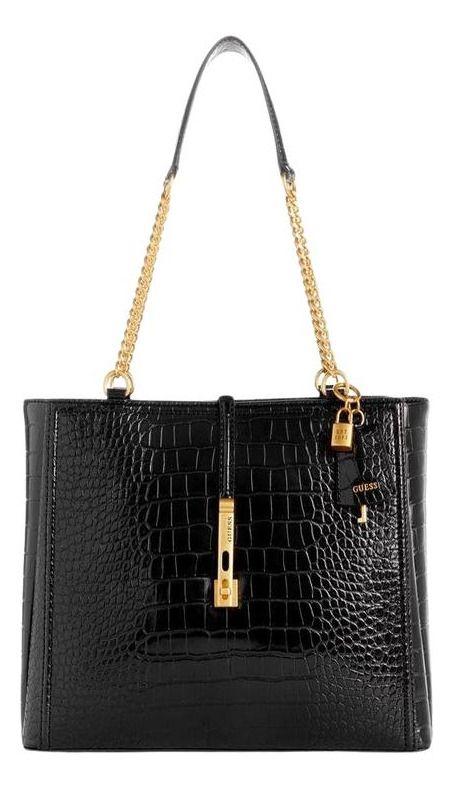 Cartera Guess Mujer James Girlfriend Carryall Negro-0
