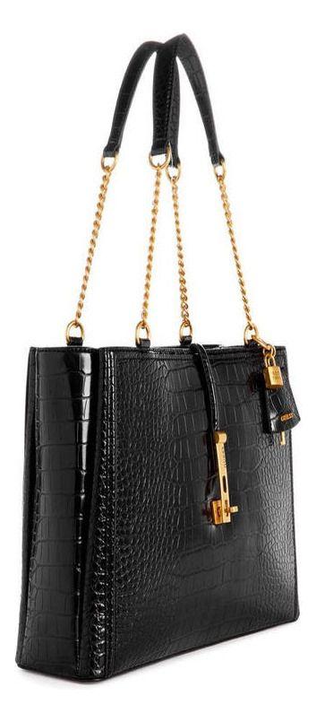 Cartera Guess Mujer James Girlfriend Carryall Negro-1