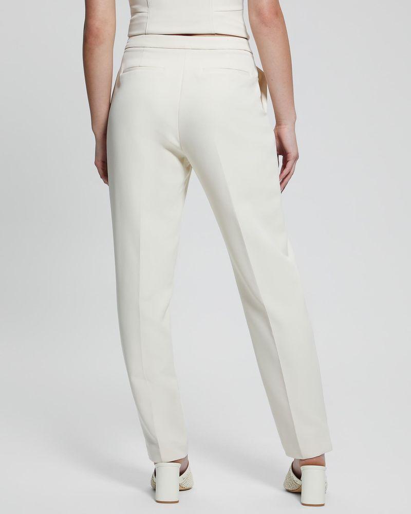Pantalon Guess Mujer Roberta Structure Jogger Café-4
