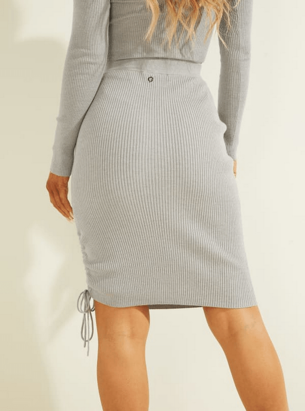 Falda Guess Mujer Knit Skirts Gris-2