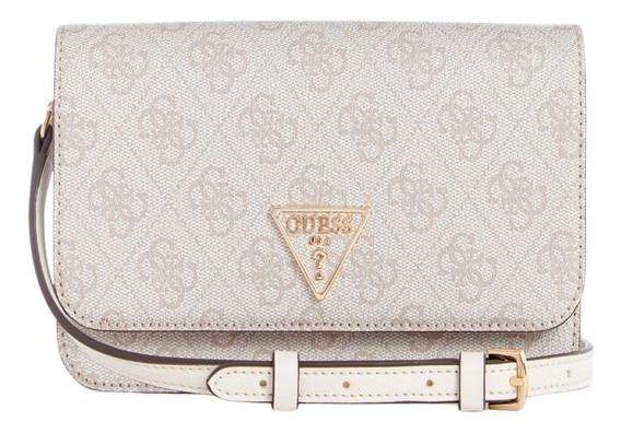 Cartera Guess Mujer Noelle Xbody Flap Organizer Crema-0