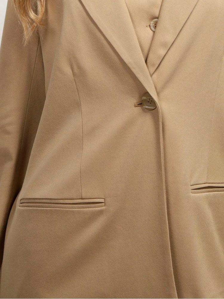 Blazer Guess Mujer Ls Kenly Blazer Beige-2