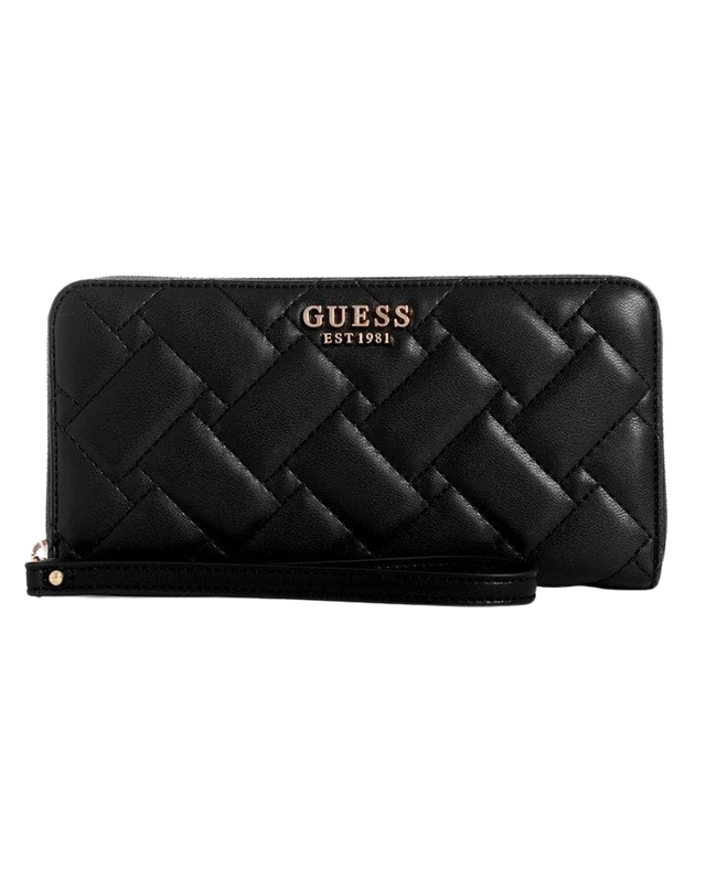 Billetera Guess Mujer Alanna Slg Large Zip Around Negro-0