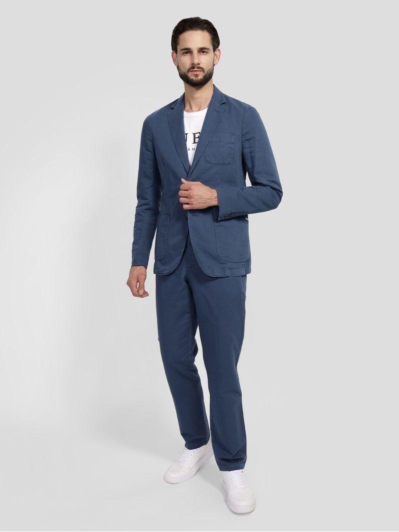 Chaqueta Guess Hombre Tyron Blazer Azul-4
