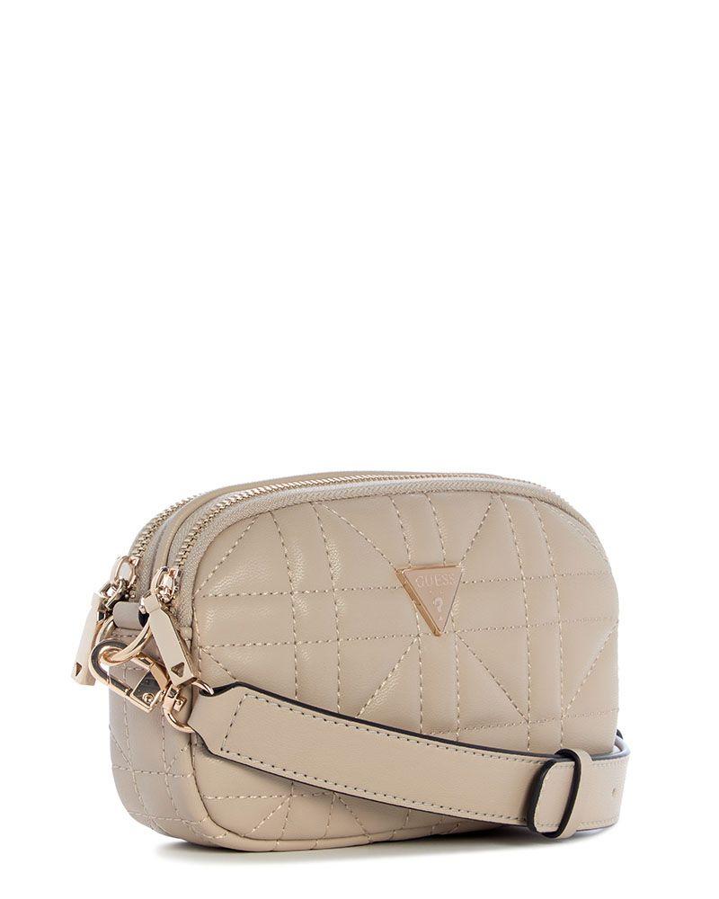 Mini Cartera Guess Mujer Edita Mini Camera Bag Gris-1