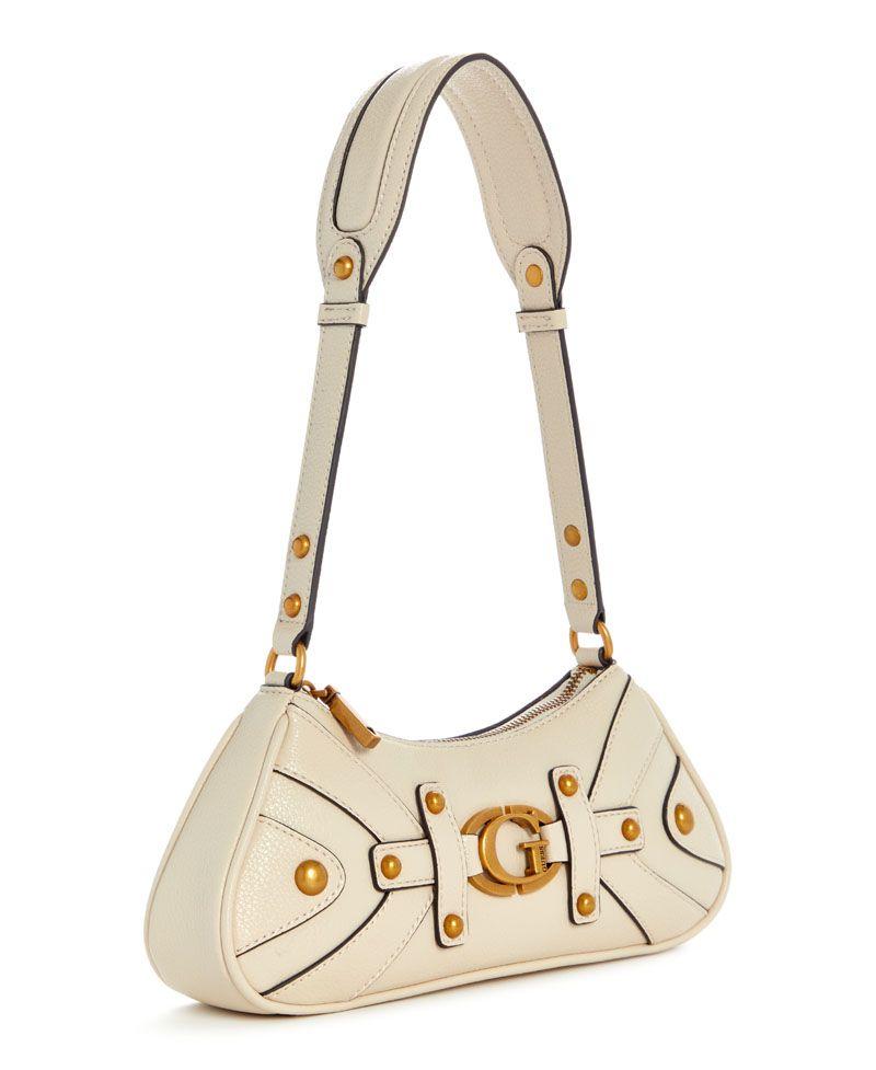 Mini Cartera Guess Mujer Mintha Mini Top Zip Shldr Bag Café-1