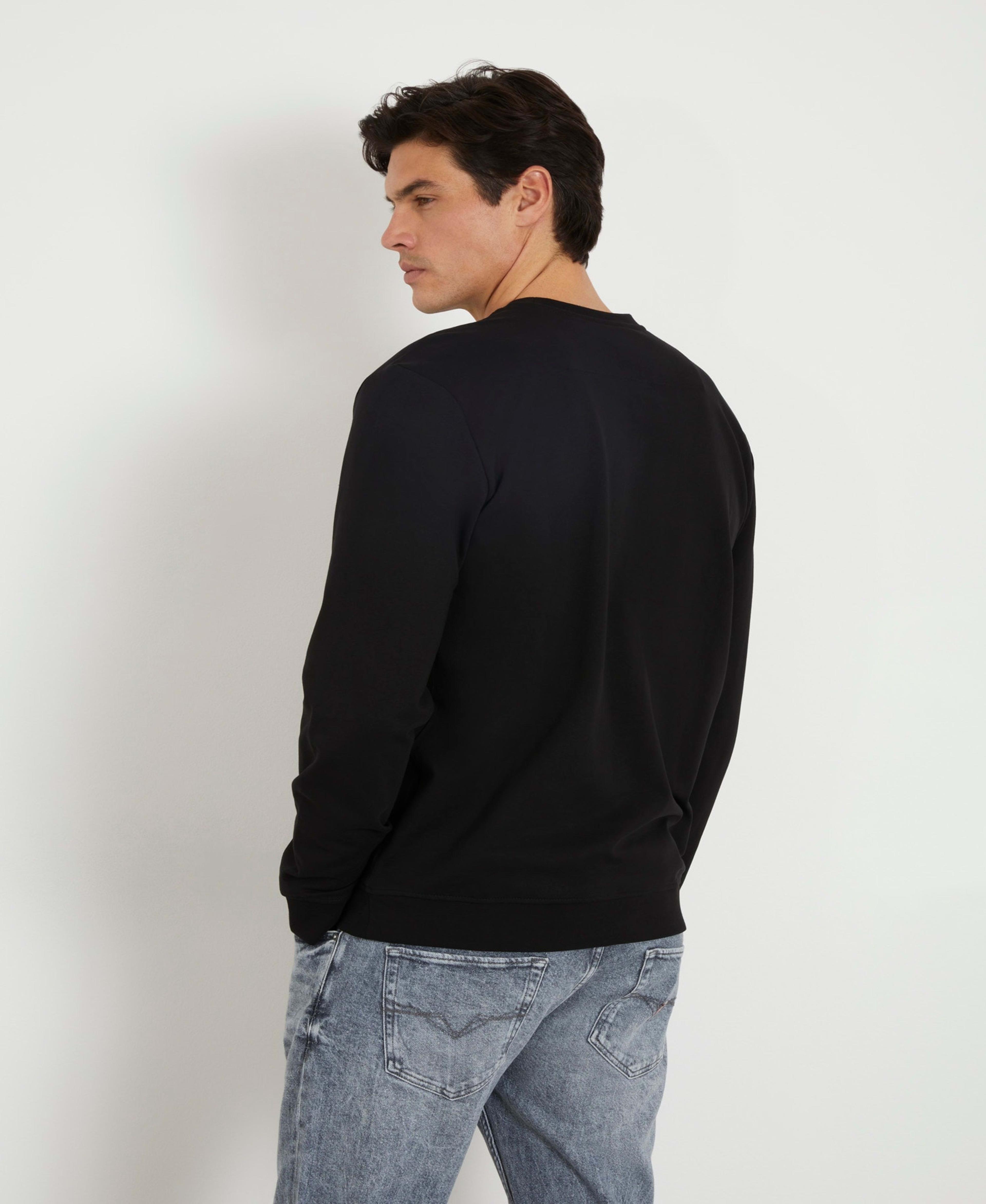 Polerón Guess Hombre Audley Cn Fleece Negro-4