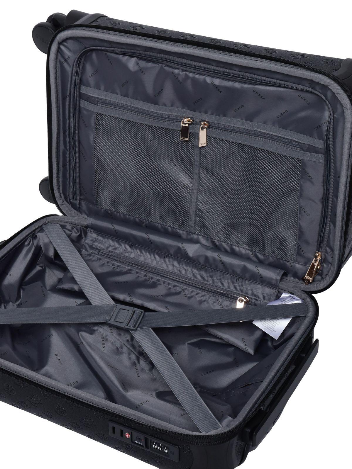 Maleta Guess Unisex Wilder 18 In 8-Wheeler Negro-4