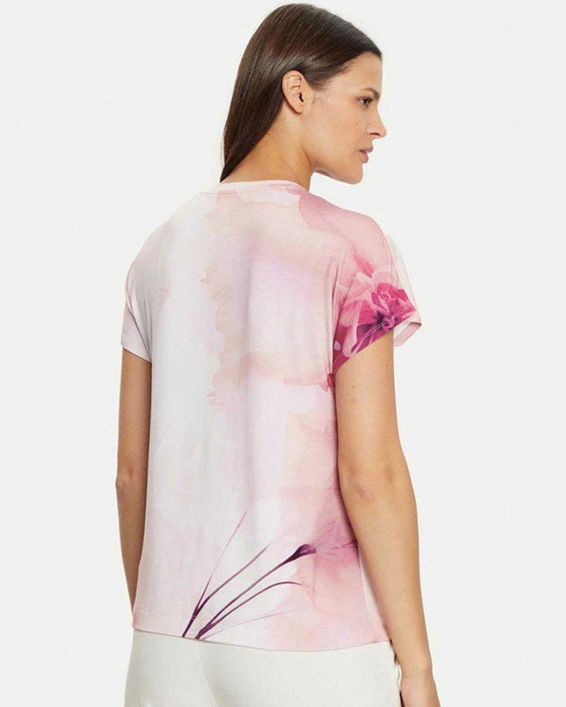Polera Guess Mujer Ss Cn Logo Kimono Tee Blanco-2