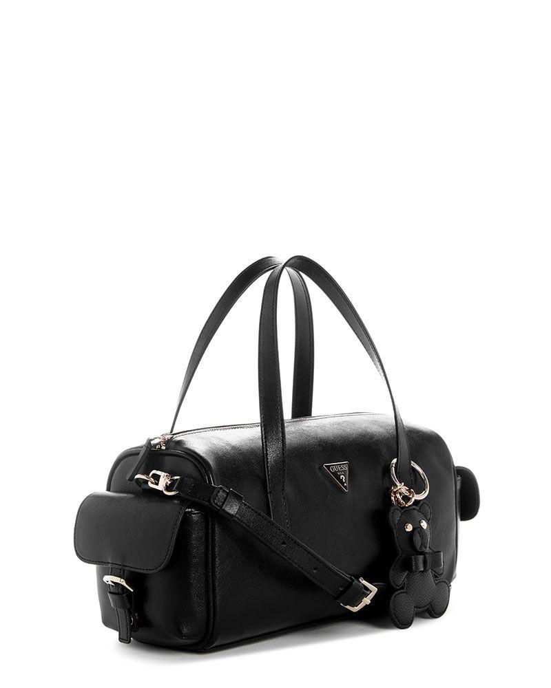 Cartera Kassie Small Box Satchel Negro-2
