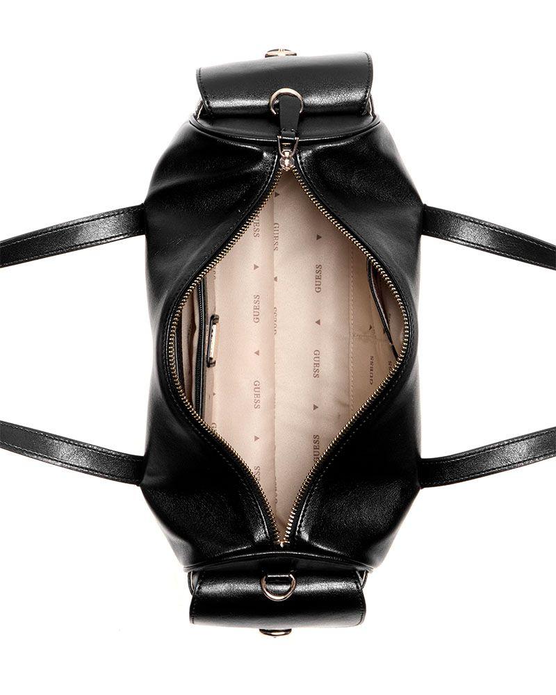 Cartera Kassie Small Box Satchel Negro-3