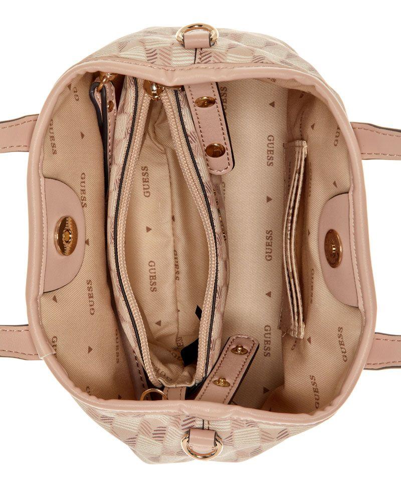 Mini Cartera Guess Mujer G Wave Mini Tote Beige-3