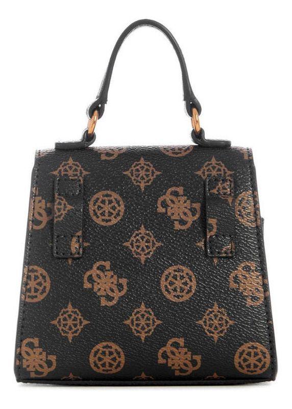 Mini Cartera Guess Mujer Sestri Logo Micro Mini Café-2