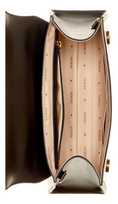 Cartera Guess Mujer Stephi Bamboo Flap Negro-3