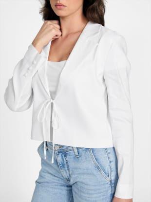 Chaqueta Ls Linden Cropped Blazer Blanco-2