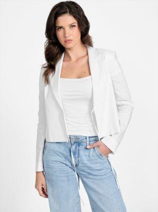 Chaqueta Ls Linden Cropped Blazer Blanco-4