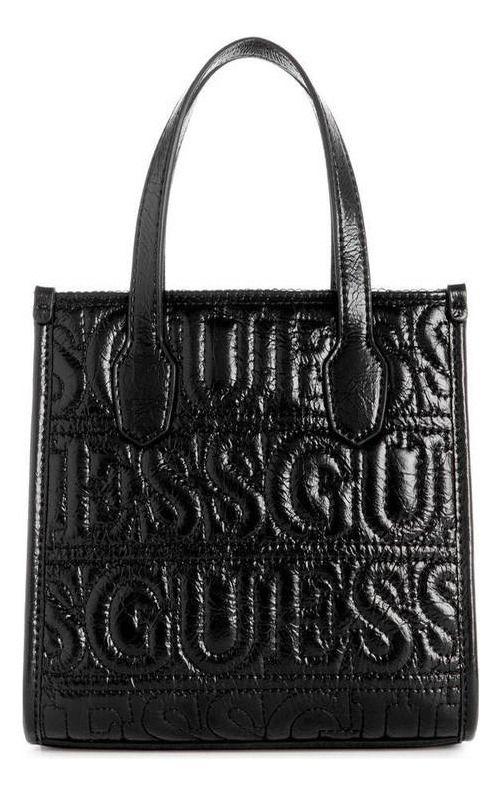 Mini Cartera Guess Mujer Silvana 2 Compartmnt Tote Crema-2