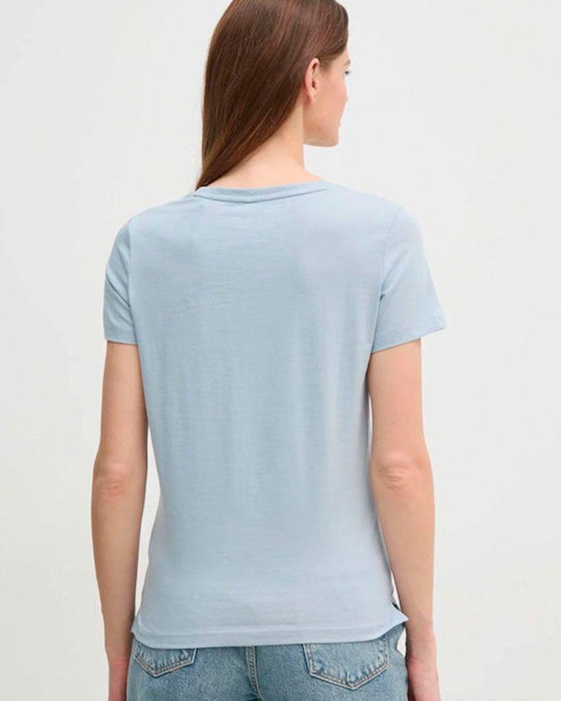 Polera Guess Mujer Ss Cn Original Tee Azul-2