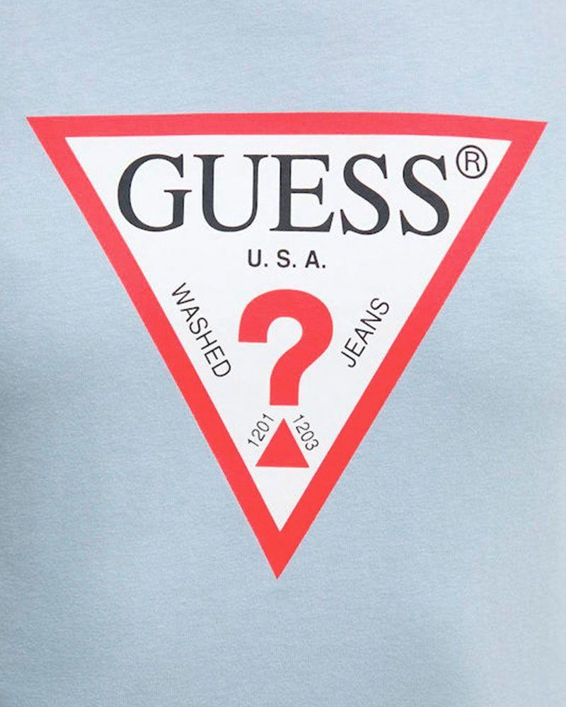 Polera Guess Mujer Ss Cn Original Tee Azul-4