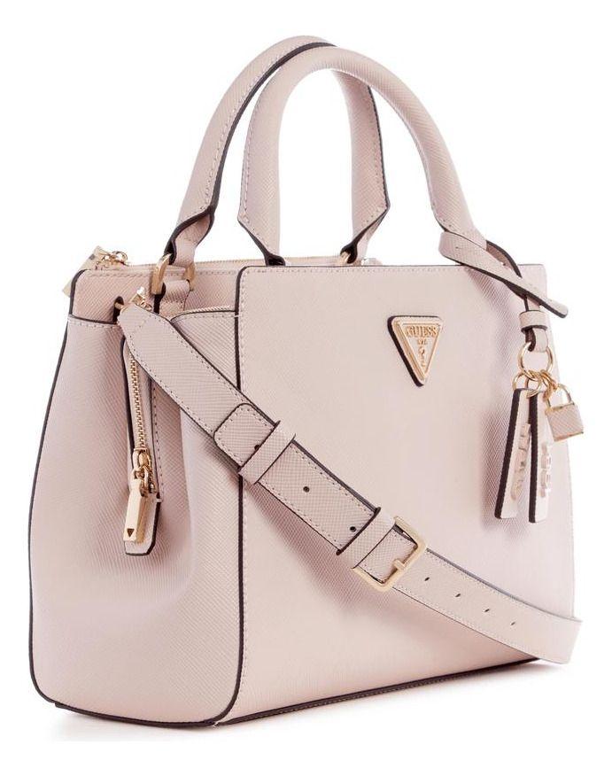 Cartera Guess Mujer Eco Elements Grlfrnd Satchel Crema-1