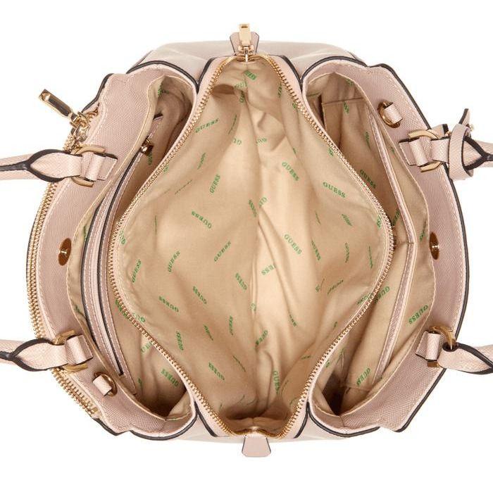 Cartera Guess Mujer Eco Elements Grlfrnd Satchel Crema-3