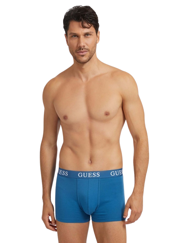 Boxer Guess Hombre Joe Boxer Trunk 3 Pack Azul-0