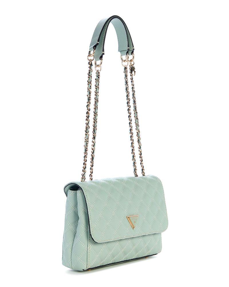 Cartera Guess Mujer Giully Ii 2 Comp Cnvrtble Flap Celeste-3