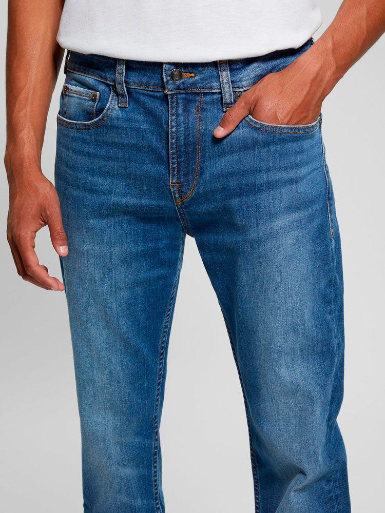 Jeans Guess Hombre Davis Azul.-5