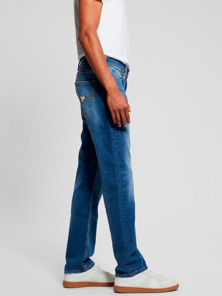 Jeans Guess Hombre Davis Azul.-7