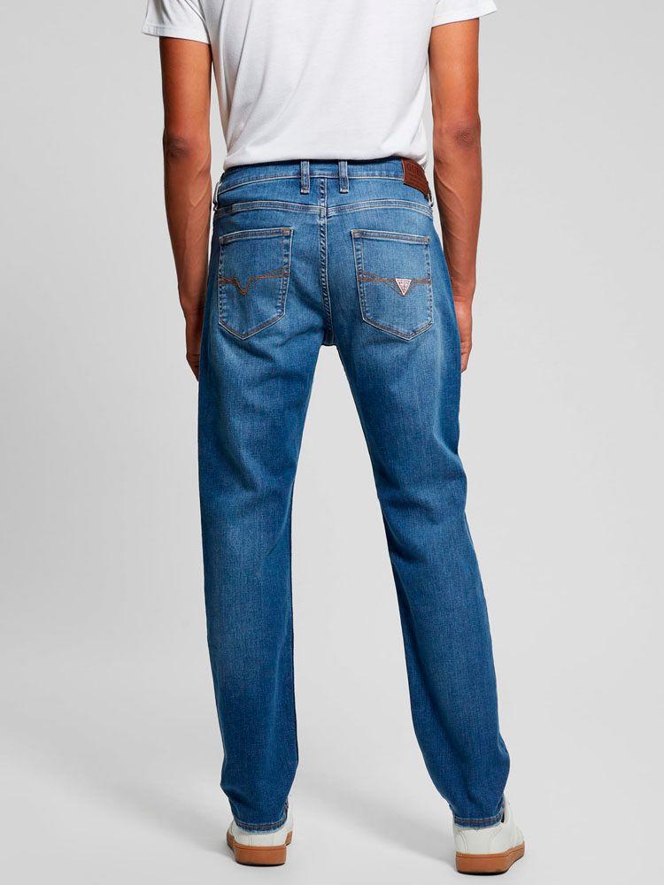 Jeans Guess Hombre Davis Azul.-9