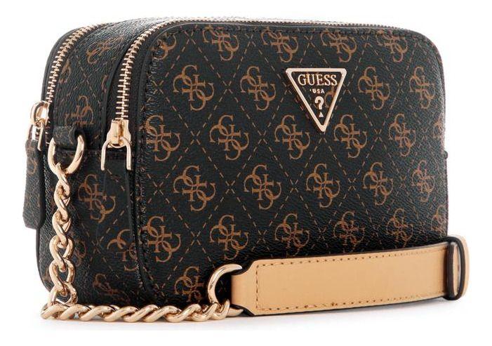Cartera Guess Mujer Noelle Camera Crossbody - Café-1
