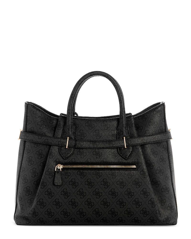 Cartera Guess Mujer Yesba Girlfriend Satchel Gris Oscuro-2