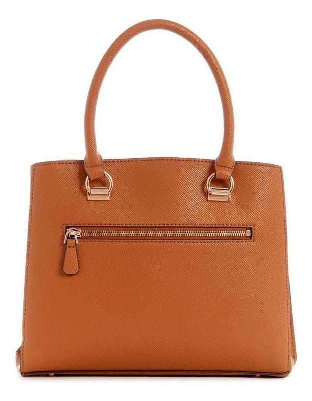 Cartera Guess Mujer Noelle Girlfriend Satchl Café-2