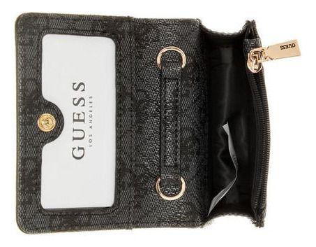 Mini Cartera Guess Mujer Laurel SLG Micro Mini Negro-3