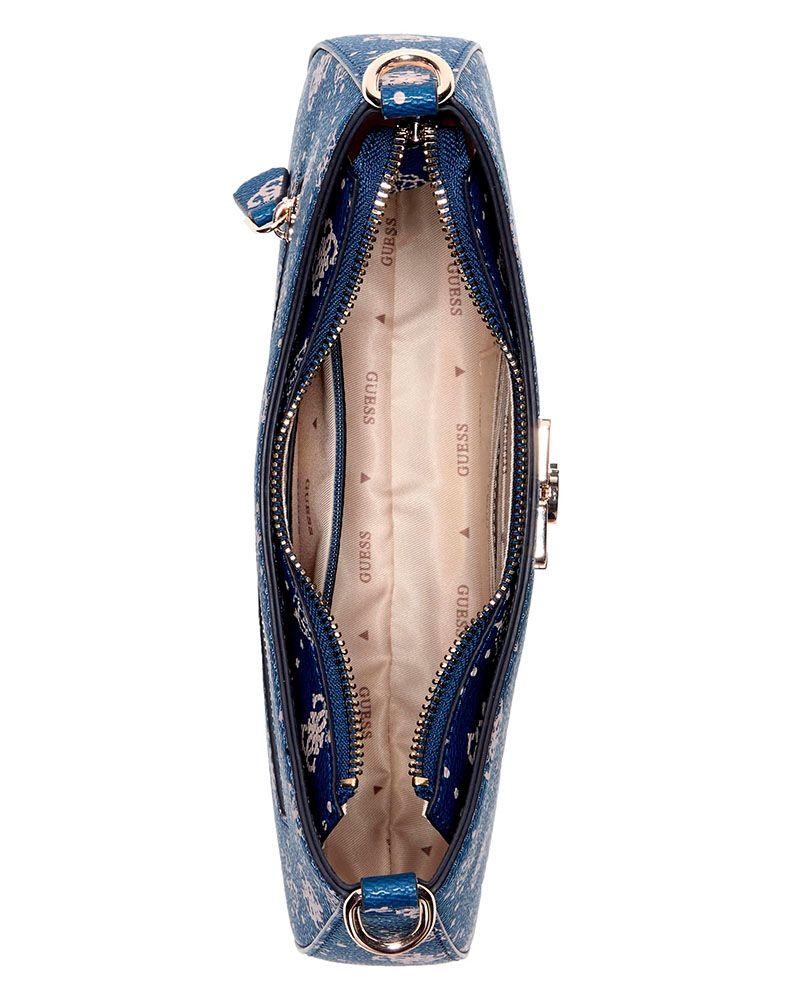 Cartera Emelie Logo Top Zip Shldr Bag Azul-4
