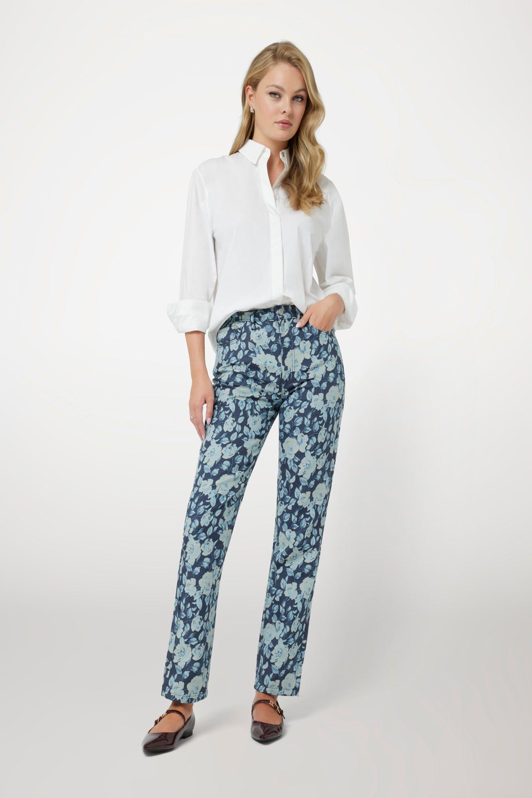 Jeans Guess Mujer Girly Jacquard Pant Surtido-1