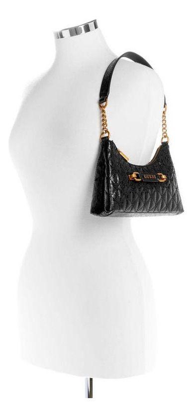 Mini Cartera Guess Mujer Aveta Mini Top Shoulder Bag Negro-4