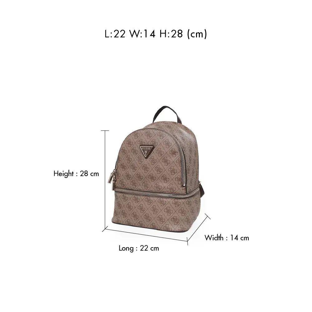 Mochila Follie Small Backpack Café-4