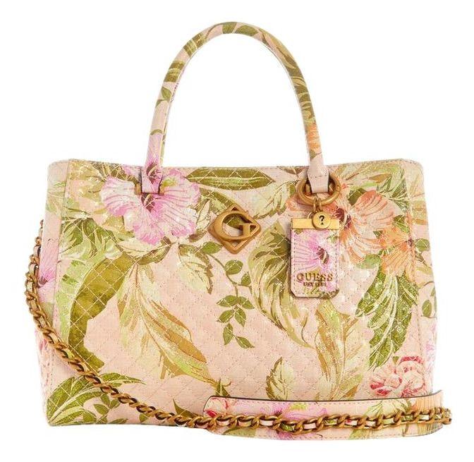 Cartera Guess Mujer Nerina Girlfriend Satchel Multicolor-0