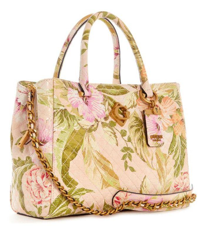 Cartera Guess Mujer Nerina Girlfriend Satchel Multicolor-1