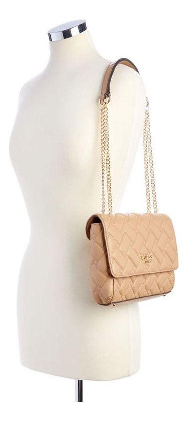 Cartera Guess Mujer Alanna Convertible Xbody Flap Café-4