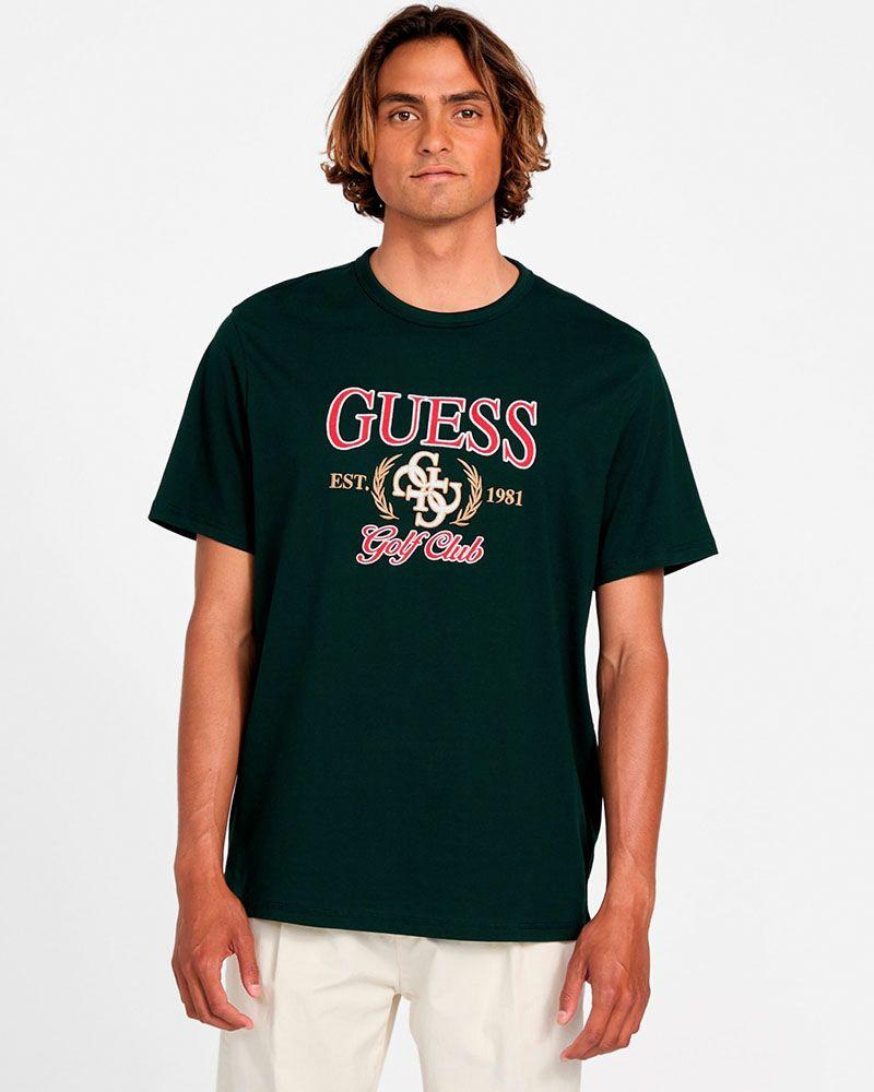 Polera Guess Mujer Ss Cn Guess 4G Tee Negro-0