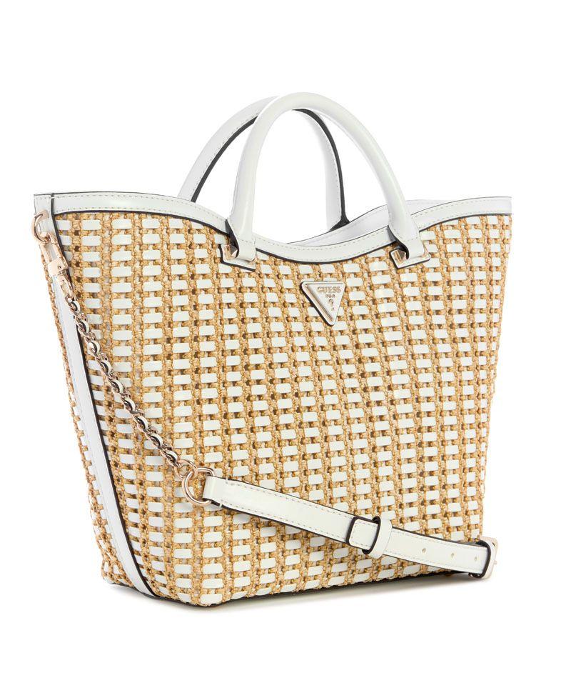 Cartera Guess Atalia Tote Beige-1